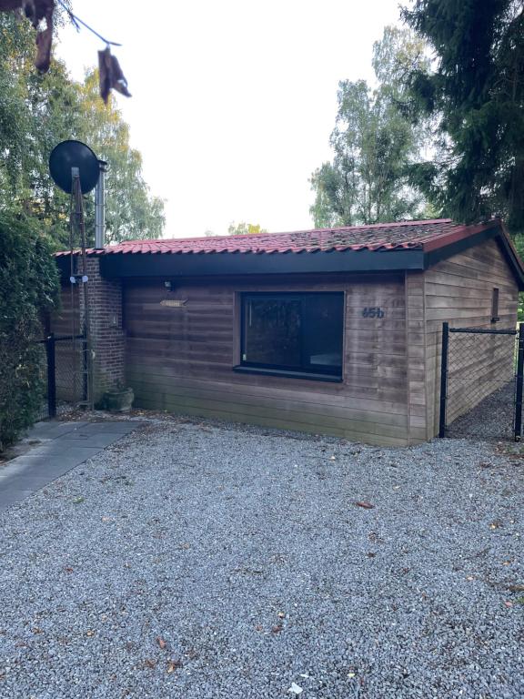 eigen parkeerplaats aan de chalet